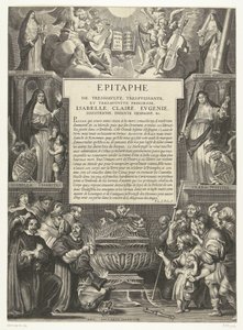 Epitaffio per Isabella Clara Eugenia, 1633 da Anonymous