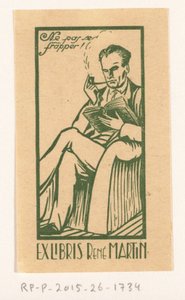 Ex libris di René Martin da Anonymous