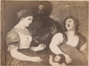 Fotoreproduzione del dipinto Allegoria dell
