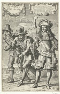 Caricatura francese sulla perdita di Gand, 1678 da Anonymous