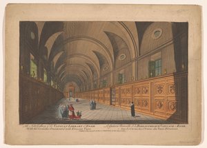 Galleria nella Biblioteca Vaticana da Anonymous