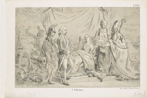 Nascita del principe Guglielmo Federico Giorgio, il futuro re Guglielmo II, 1792 da Anonymous