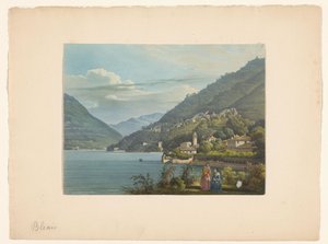 Veduta di Blevio sul Lago di Como