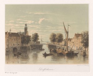 Vista su Delfshaven da Anonymous