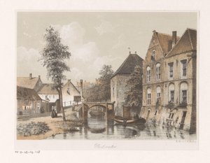 Veduta di Oudewater da Anonymous