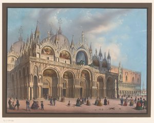 Veduta della Basilica di San Marco a Venezia