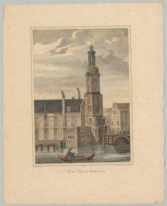 Vista sulla Munttoren ad Amsterdam