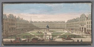 Veduta della Place Royale a Parigi da Anonymous