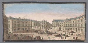 Veduta di Place des Victoires a Parigi