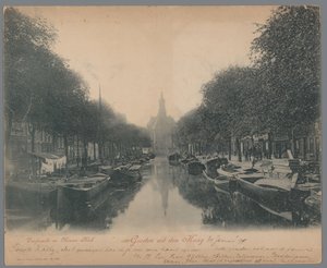 Veduta del Turfmarkt e della Nieuwe Kerk a L