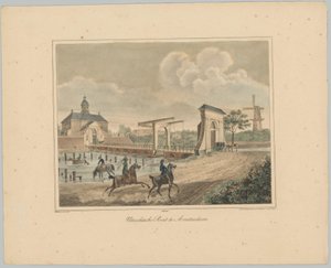 Veduta della Porta di Utrecht ad Amsterdam