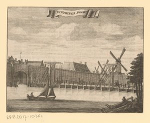 Veduta della Weteringpoort ad Amsterdam da Anonymous