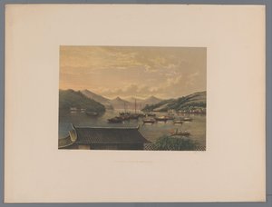 Veduta della baia di Nagasaki (Souvenir del Giappone) da Anonymous