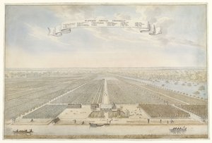 Veduta della piantagione Cornelis Vriendschap in Suriname da Anonymous