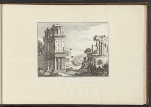 Vista delle rovine del Settizonio a Roma (serie: Palazzi e monumenti a Venezia, Livorno, Napoli e Roma) da Anonymous