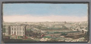 Veduta della città di Parigi vista dall