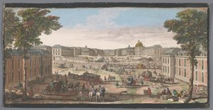 Veduta della facciata del Palazzo di Versailles da Anonymous
