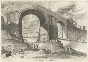Veduta di un ponte della città di Segovia