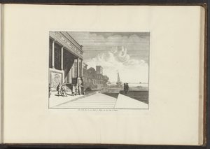 Veduta di un palazzo sulla costa di Napoli da Anonymous