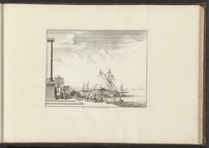 Vista di un palazzo a Livorno da Anonymous