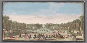 Vista del Bacino di Latona nel Giardino di Versailles