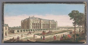 Veduta del Château de Madrid a Parigi da Anonymous