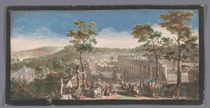 Veduta del Château de Saint-Cloud