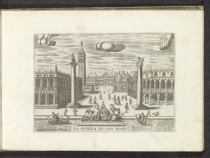 Veduta della Piazzetta a Venezia da Anonymous