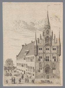 Veduta del Municipio di Gouda da Anonymous