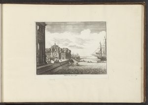 Vista dei giardini del palazzo sulla costa di Napoli