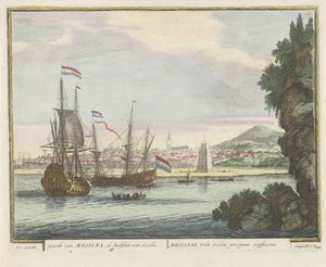 Vista dalla città di Messina sull