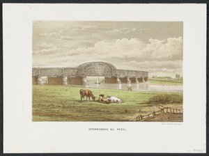 Ponte ferroviario di Hedel sul fiume Mosa, 1870 (serie)