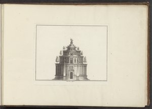 Il Mausoleo di Augusto a Roma (Paleizen en monumenten in Venetië, Livorno, Napels en Rome) da Anonymous