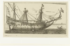 La nave De Salamander Vedute marine e immagini di navi (titolo della serie) da Anonymous