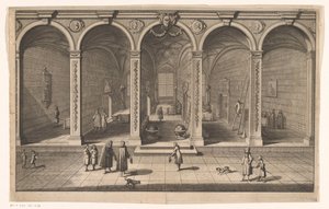 Interno della biblioteca comunale di Danzica