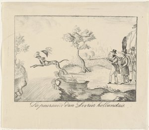 Caccia a un levriero, 1830