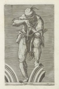 Cacciatore con una balestra da Anonymous