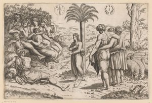 Giuseppe racconta ai suoi fratelli i suoi sogni da Anonymous