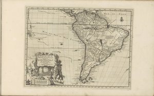 Mappa del Sud America da Anonymous