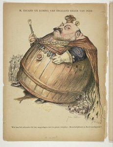 Caricatura di Edoardo VII (re del Regno Unito) da Anonymous