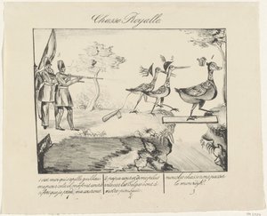 Caccia reale, 1830 da Anonymous
