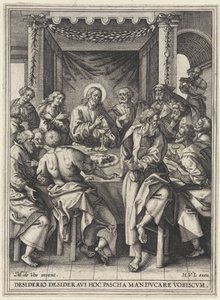 Ultima Cena (Scene della Passione di Cristo) da Anonymous