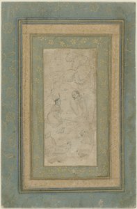 Laila e Majnun nel deserto da Anonymous