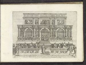 Loggetta del Sansovino op het San Marcoplein te Venetië da Anonymous