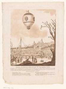 Mongolfiera, Le Flezel, di Joseph-Michael Montgolfier l
