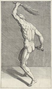 Uomo con due fruste (Flagellazione di Cristo)