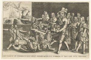 Maurizio separa il grano dalla pula, 1618 da Anonymous