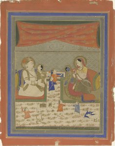 Nanda e Yasoda con Krishna e Balarama da Anonymous