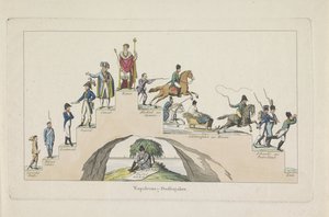 La scala della vita di Napoleone, 1814 da Anonymous