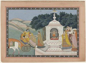 Rapimento di Rukmini da parte di Krishna